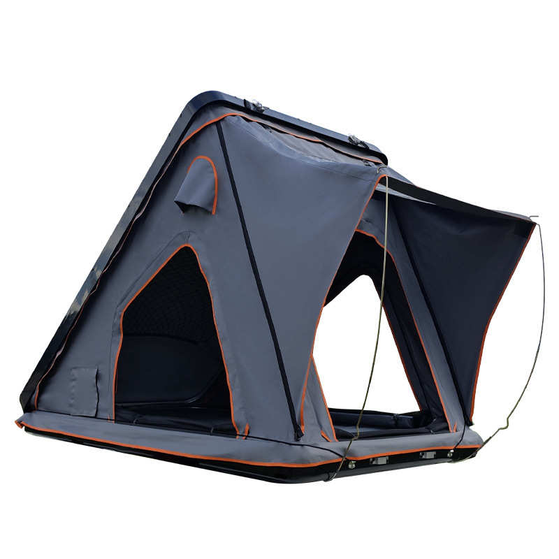 佛山厂家直供液压全自动三角车顶帐篷户外露营自驾游速开车载帐篷