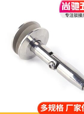 玻00001璃幕固定配件毛置物杆可支折叠翻转撑杆支架不锈钢墙拉巾