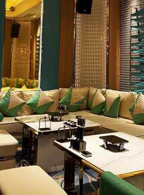 tv沙发k私人影院酒吧包夜总式会厢港轻奢清吧歌舞193厅茶几沙发组