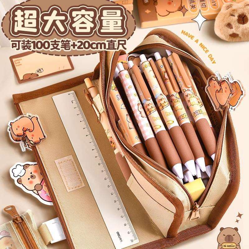 2025铅笔皮女生童女套装文具盒女童笔盒小学生学生值铅笔盒新款小