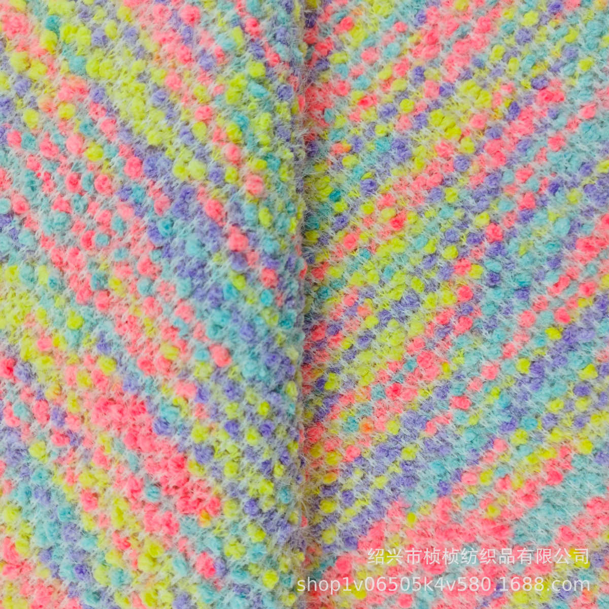 布料梭时尚小点女装粗纺色织等裙裤面料材编织小织鞋花呢香风新款