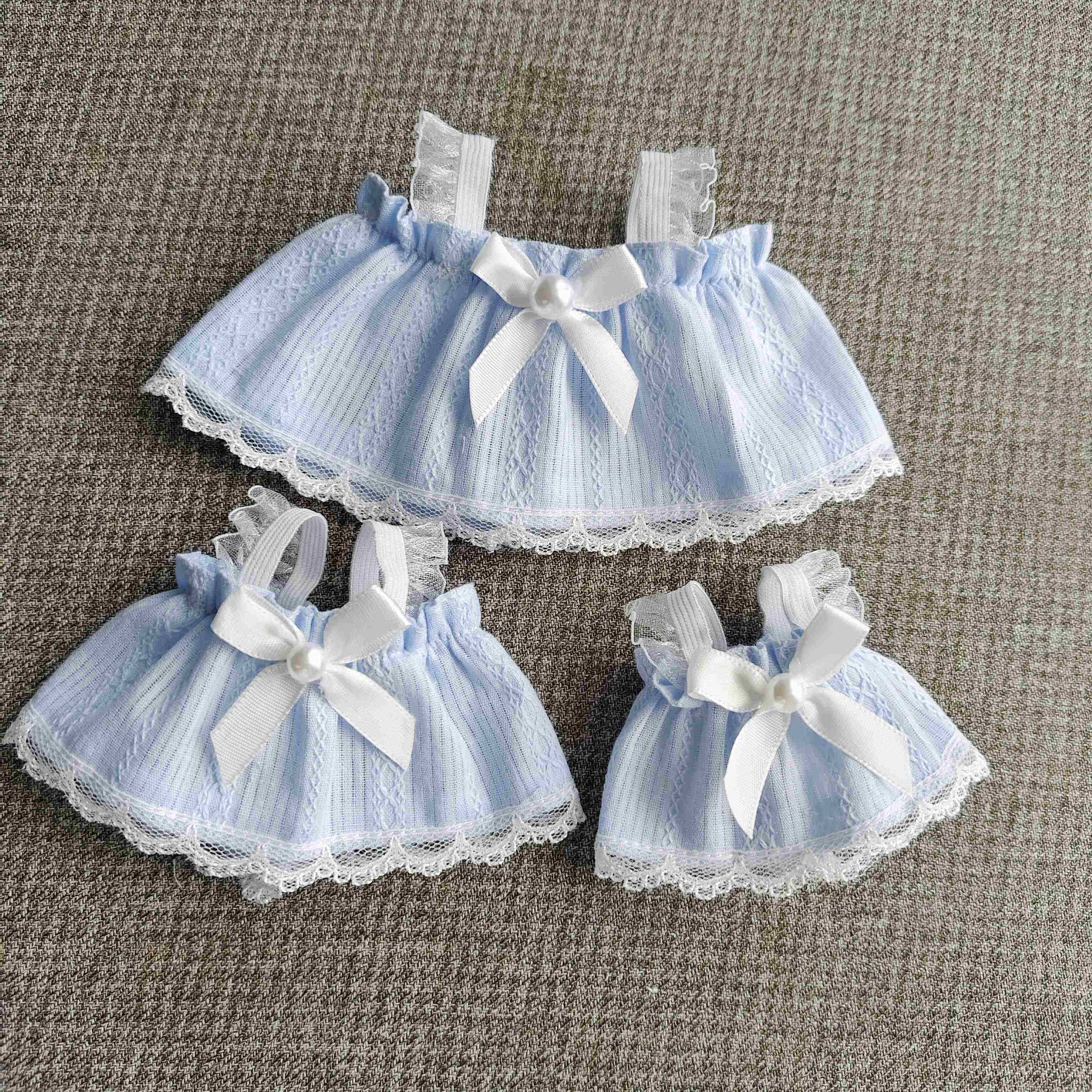 海星体棉花娃娃衣服可爱10cm15cm20cm娃娃衣服吊带连衣裙子公仔
