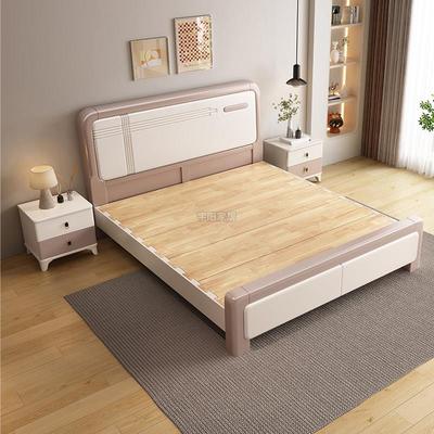 双人床主卧2025年新款北欧1.8米现代简约双人床主卧婚床1.5米储物