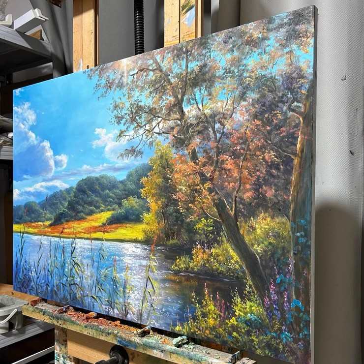 装饰油画制做照片人物传手绘纯手工真人肖像代风景宠物婚纱照油画