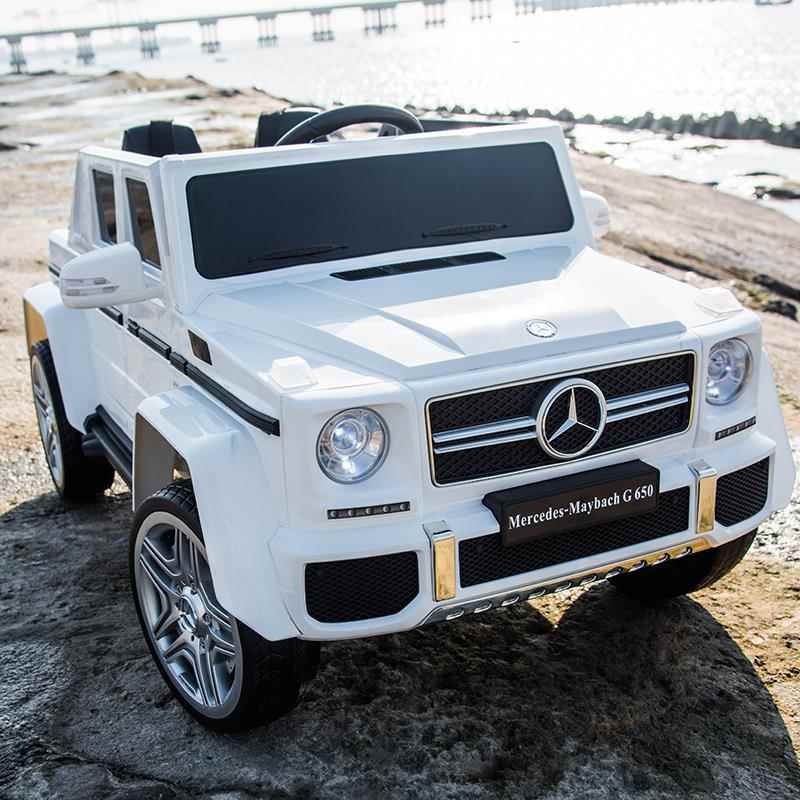 高档驰大g儿电动汽车四轮大奔人遥控小孩双双座宝宝玩童具车可坐