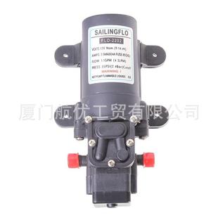 隔FL2228202型膜泵电动高压洗车水泵直流自吸压力开型关小微农用
