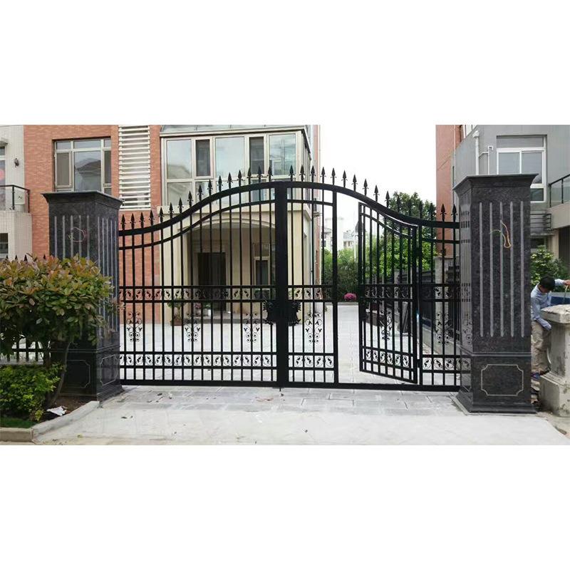 厂家供应铸铝不锈大门 家用防腐大门 别墅铝合金栅栏门