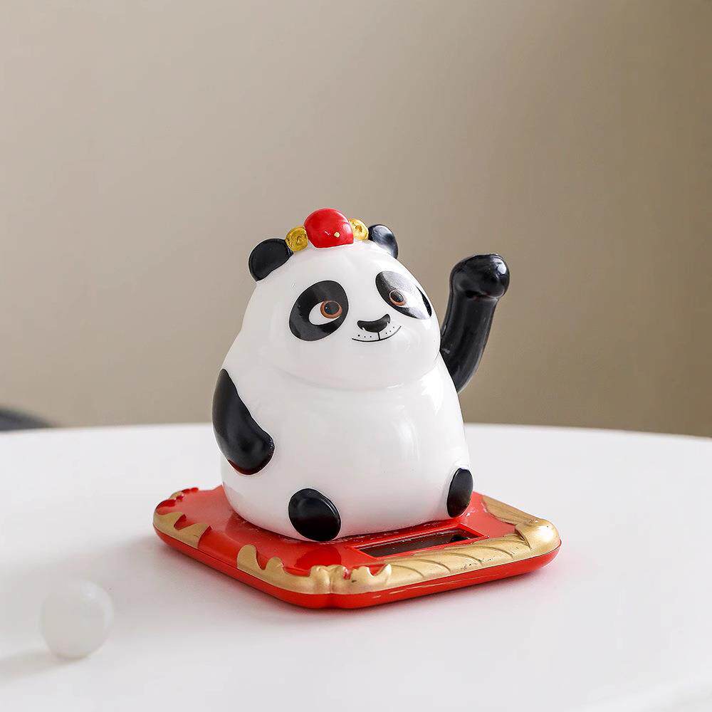 创意不倒翁熊猫摆件可爱中国特色成都特产熊猫纪念品
