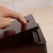 纸巾盒竹制加厚创意收纳盒茶餐厅咖啡厅酒店卫生间办公餐巾抽纸盒