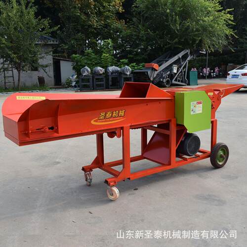 羊场养殖秸秆揉丝机效果大产量秸秆饲料揉丝机铡草揉碎机视频
