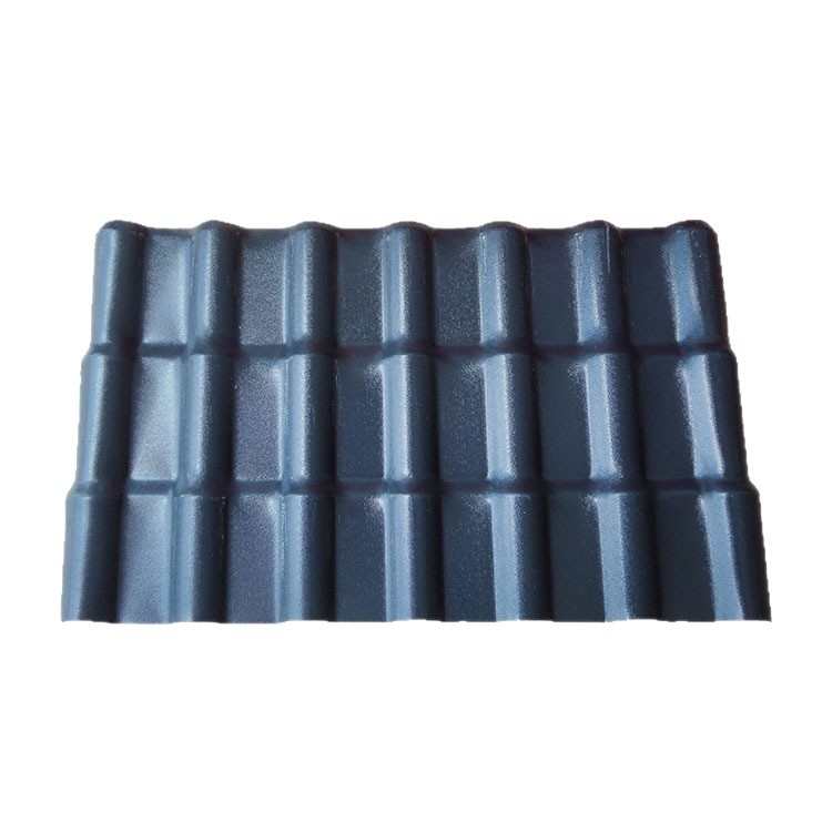 合成树脂瓦屋面仿古一体瓦灰色小青瓦仿古琉璃瓦工程用塑料瓦厂家