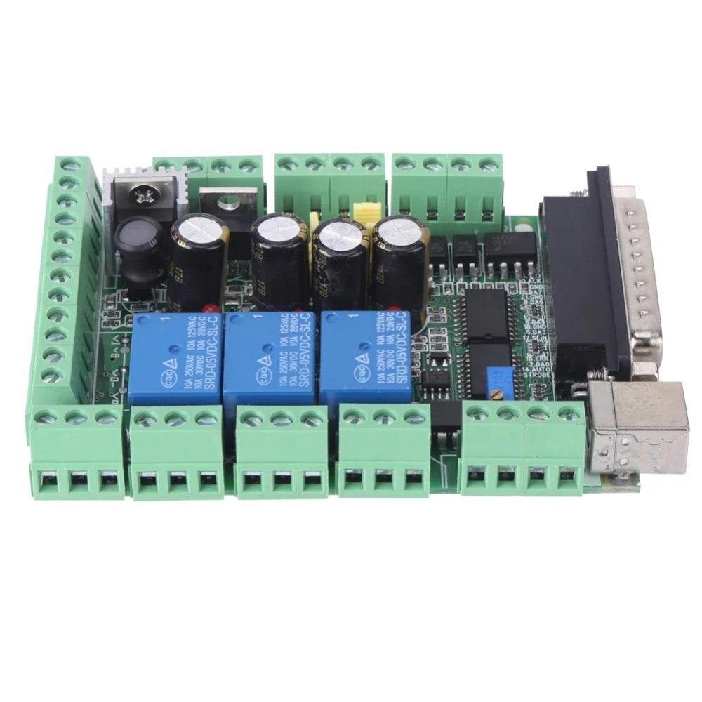 MACH3V2.1-L步进电机分线板转接头4轴6轴控制器数控雕刻机板