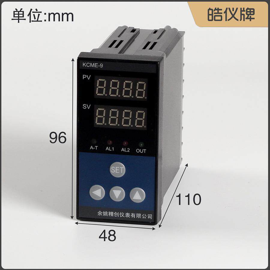 皓仪牌KCME-91W余姚精创智能pid温控仪接温度探头输出继电器