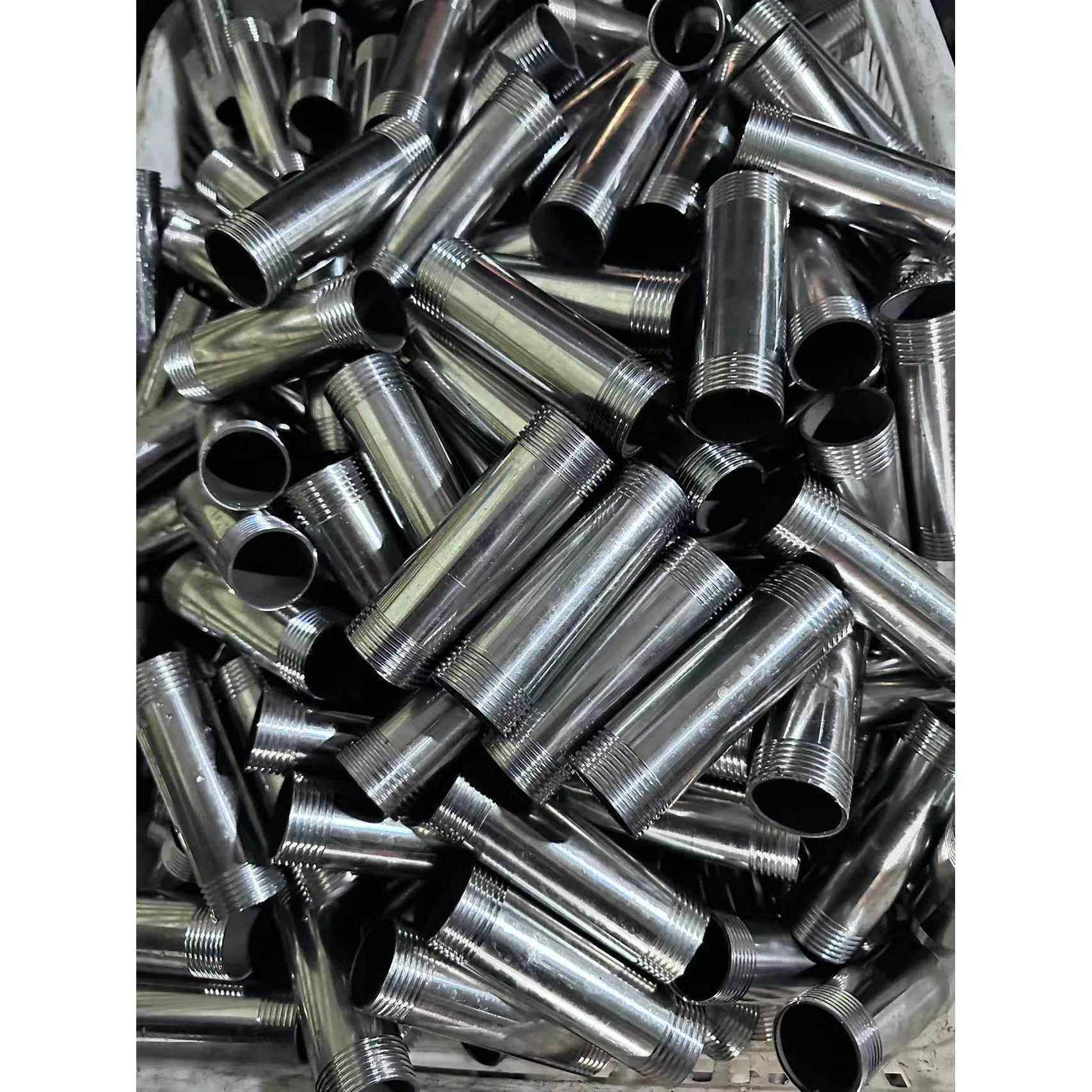 不锈钢加长管4分外螺纹管6分1英寸水管外丝加长201不锈钢接头加厚