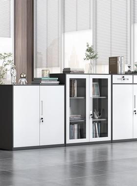 天台华带莲公室铁物皮矮柜文件柜储柜打办印72167机锁抽屉资料小