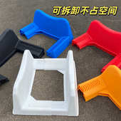 轮胎轮毂展示架塑料可调节加印logo汽修4s店展会固定轮胎防滚动