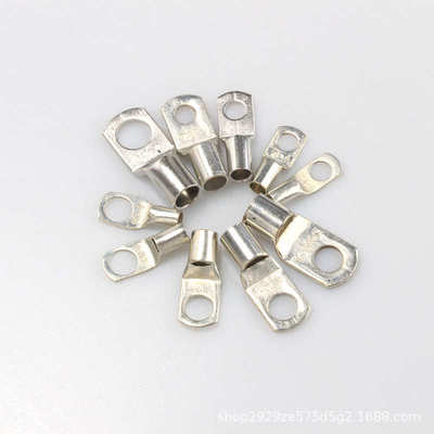 货源 100pcs盒装镀锡窥口接线端子 铜接线鼻子SC紫铜冷压端子