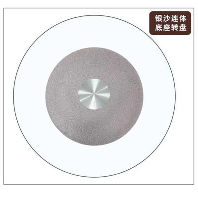 钢化玻璃圆桌面带转盘家庭圆桌转盘餐桌家用旋转长方形上的小家用