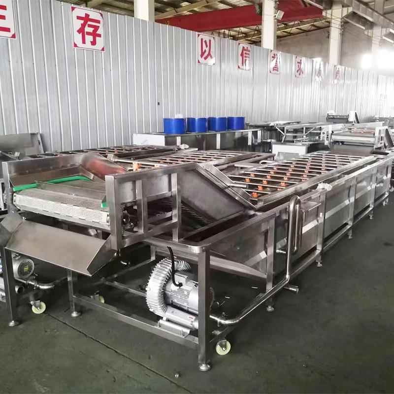 全自动大型洗菜机酱腌菜酸菜清洗脱盐设备厂家商用蔬菜气泡清洗机