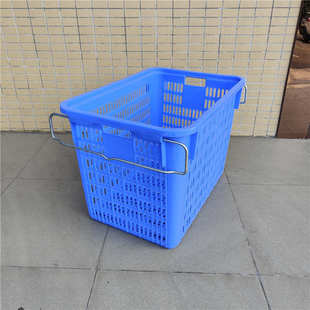800 560mm加厚加大塑胶周转箩塑料筐塑料箩周转框铁耳塑胶筐 550