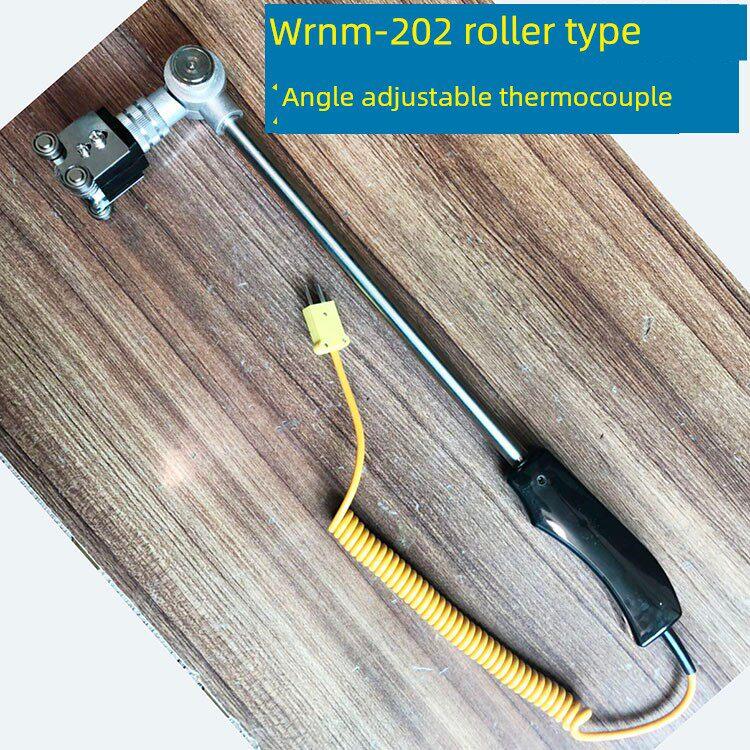 WRNM-202 滚筒表面热电偶 滚轮式温度传感器 角度可调节测温探头