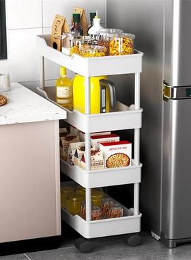 Kitchen storage rack bathroom Shelf Trolley iron shelves