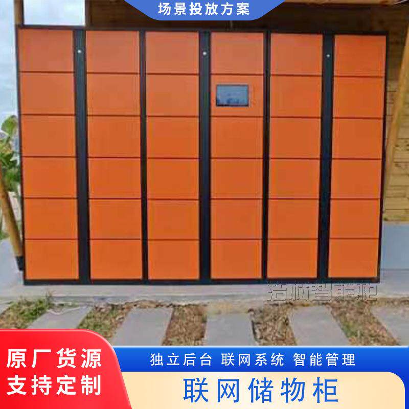 联网储物柜景区酒吧车站微信扫码独立后台刷卡自助存包柜厂家直销
