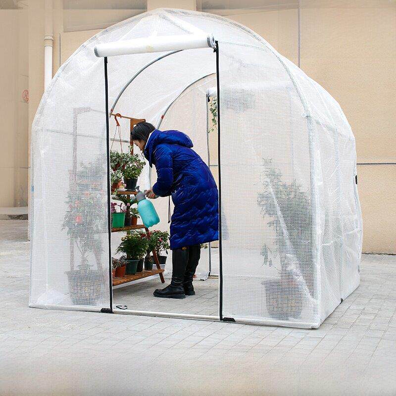 保温棚家用大棚骨架钢管花棚暖房暖棚遮阳防冻防水多肉植物过冬季