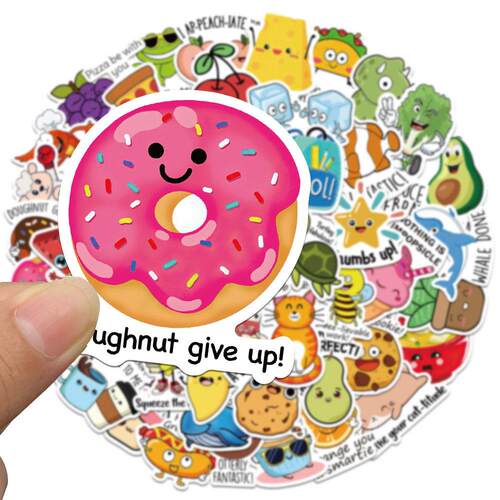 10/50PCS Reward Stickers Fun Incentive Kids Toy Sticker Cute