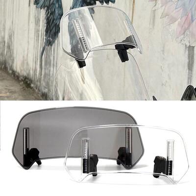 Universal Motorcycle Windshield Extension Adjustable Spoiler