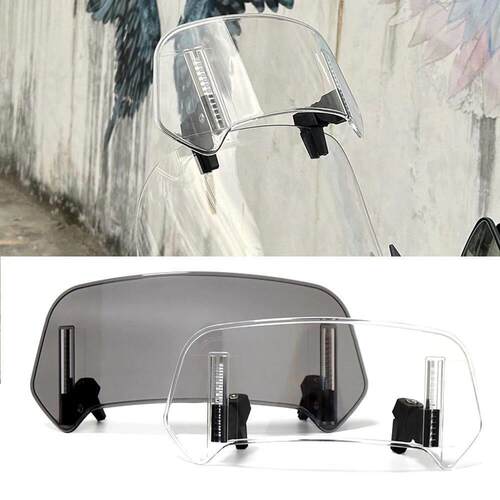 Universal Motorcycle Windshield Extension Adjustable Spoiler