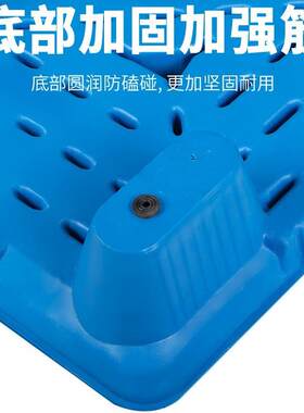 吹塑九脚平面加垫厚叉车板栈板塑胶卡板仓托储WPR物流专工用业盘