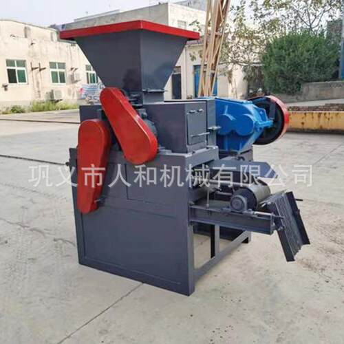 现货煤粉铁粉压球机对辊煤泥焦炭压球设备小型粉状物料成型机