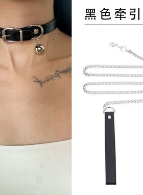 choker铃铛项圈项链牵引脖子项链