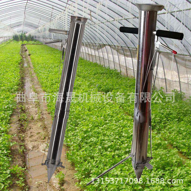 双把双簧种苗点播机种植种菜机农用工具栽苗机定植移栽器