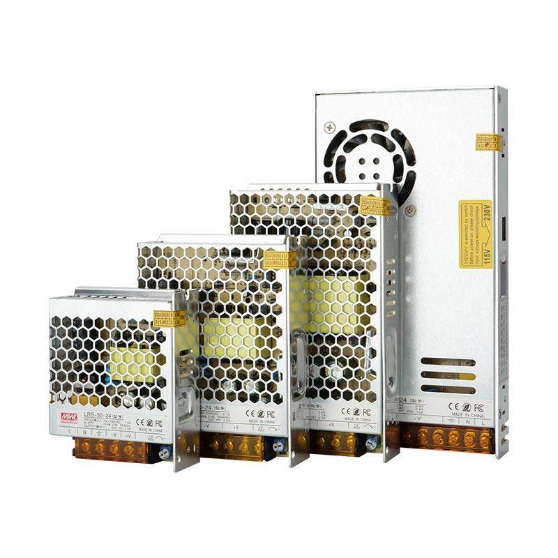LRS开关电5源12V明伟220V转24V流5V7直监控电源LED灯带变压器3A0W