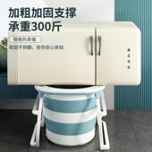 高位成人浴桶大人泡澡桶宝宝全身洗澡桶加厚沐浴盆塑料可折叠浴缸