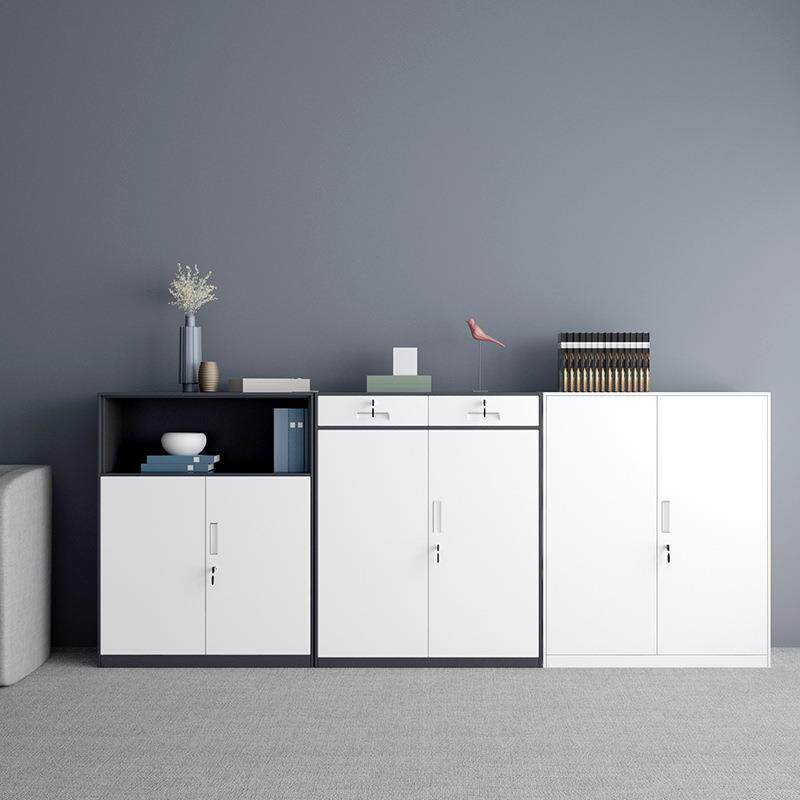 厂家边直销 钢21541制文件柜办矮柜桌柜公侧柜储物柜隔柜断铁皮柜