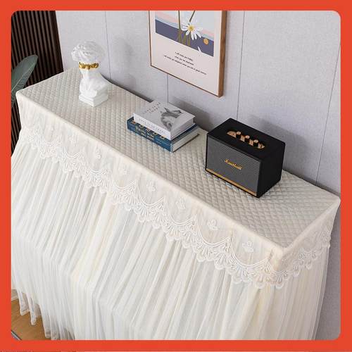 式?新小F76879T8清钢琴全罩网格蕾丝尘罩美现代简约钢琴防罩盖布