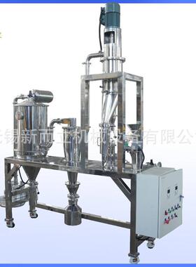 新而立圆盘式气流粉碎机带气流分级机粉碎分级效果更好内衬陶瓷