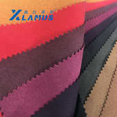 0.7厚绒面超纤面料汽车内饰头枕腰靠专用翻毛皮皮革电子包装 革