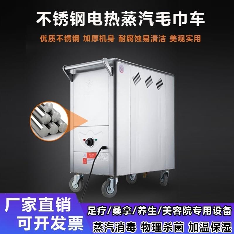商用电加热毛巾车电蒸箱速热自动防干烧电热高温足浴疗加湿消毒柜