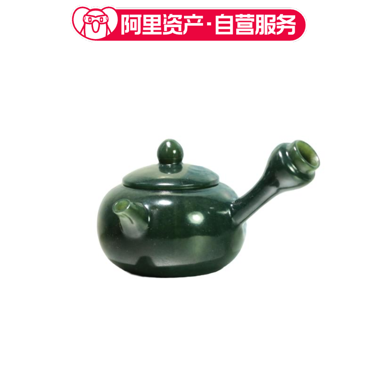 和田玉唐羽壶天然玉石 蒋宏利和田玉茶具