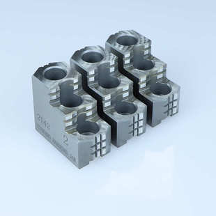 呼和浩特环球建华液压卡盘硬爪强力硬抓台阶正反爪K51K52三爪卡爪