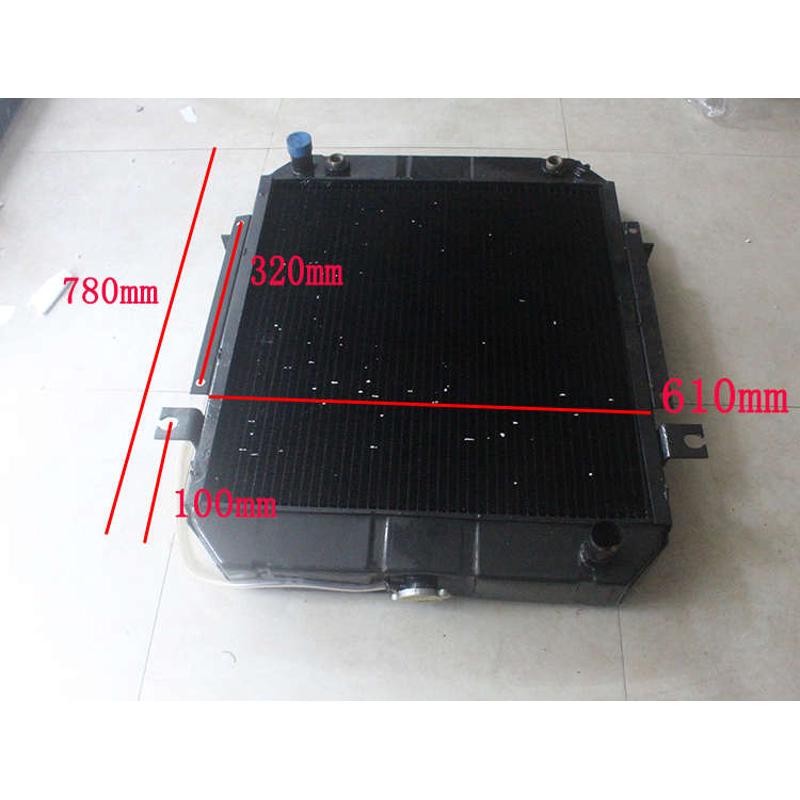 叉车散热器总成水箱铜配朝柴6102发动机适用合力H2000龙工5-7吨
