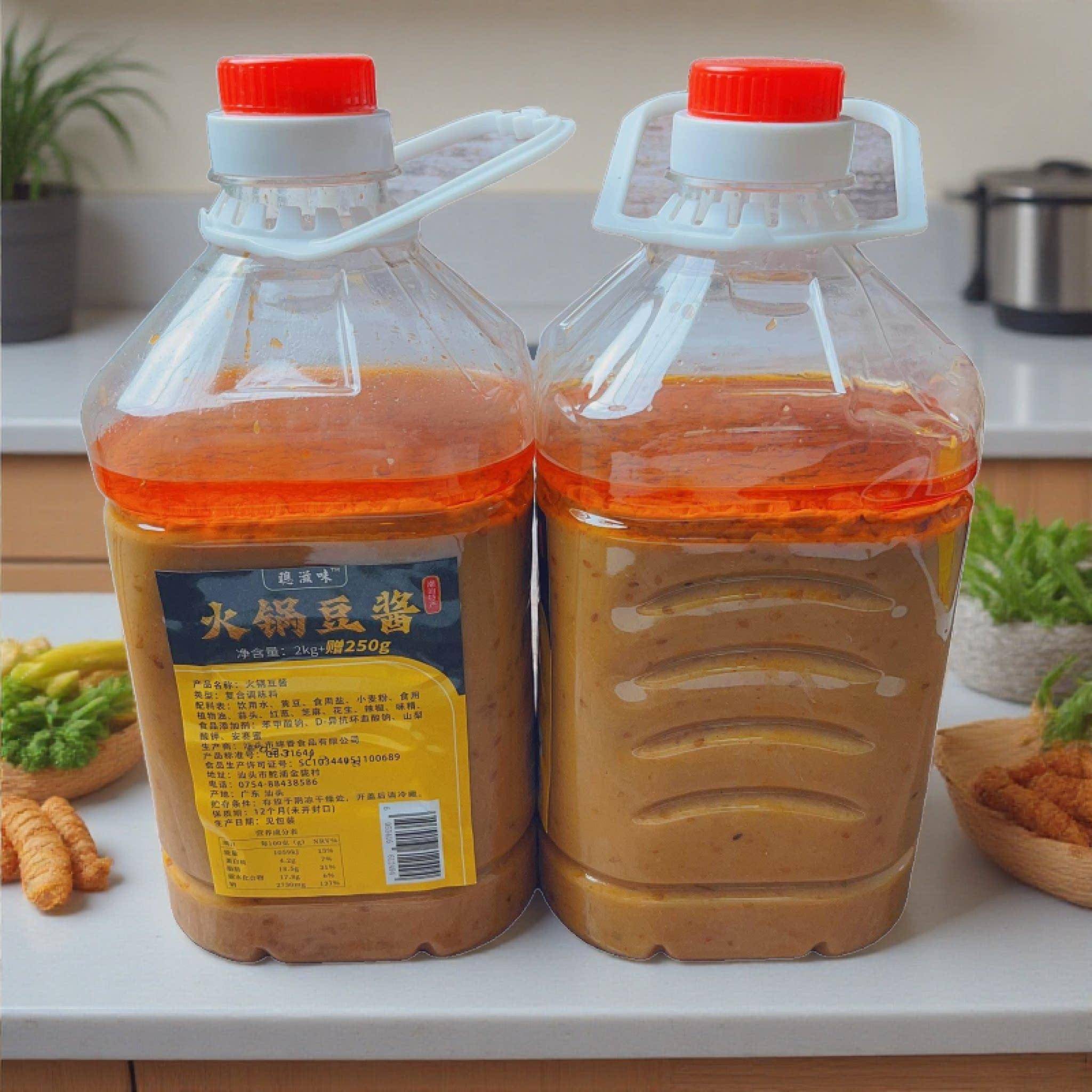 火锅豆酱蘸料潮汕特产正宗普宁美味黄豆酱拌面白切鸡海鲜砂锅粥