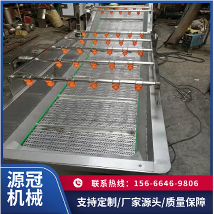 连续式毛豆清洗机 辣椒清洗风干线 大枣豌豆角气泡清洗机洗鱼机
