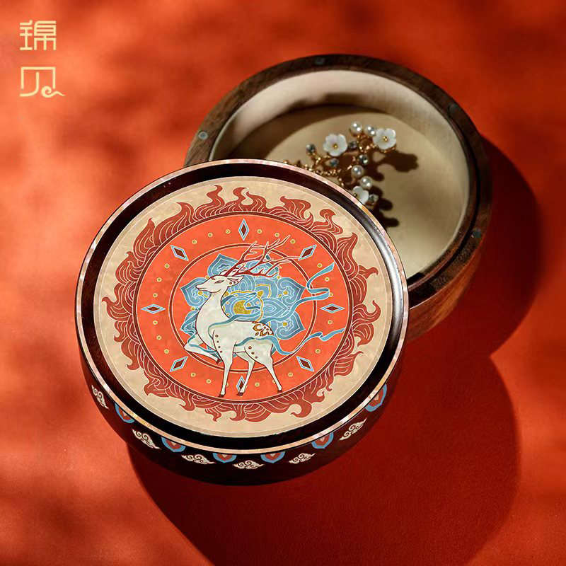 礼品漆器实用首饰盒送送生日礼物螺钿新婚老婆长辈订婚结婚妈妈