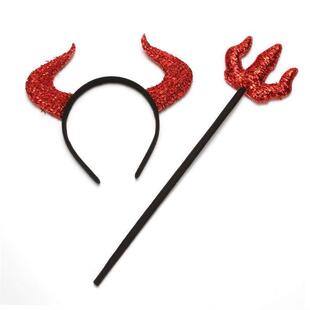 Halloween Weapon Headband Fork Ghost Festival Decorations He
