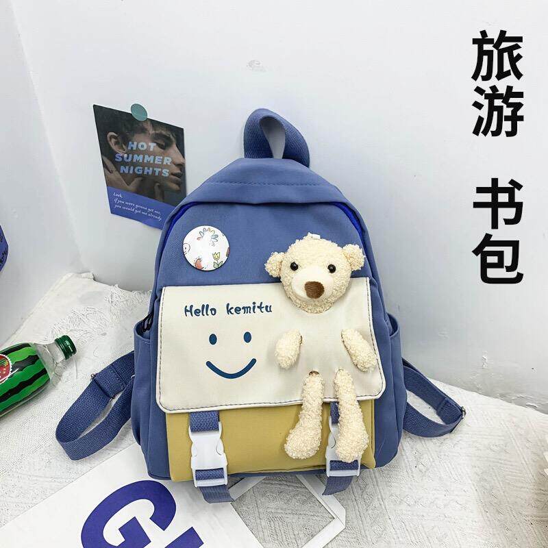 帅气时尚男童背包儿童轻便双肩小包户外春游旅行包幼儿园小书包潮